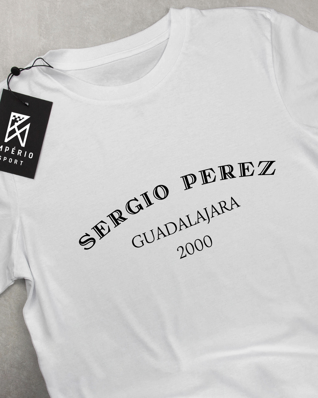 Camiseta Algodão - Sergio Perez