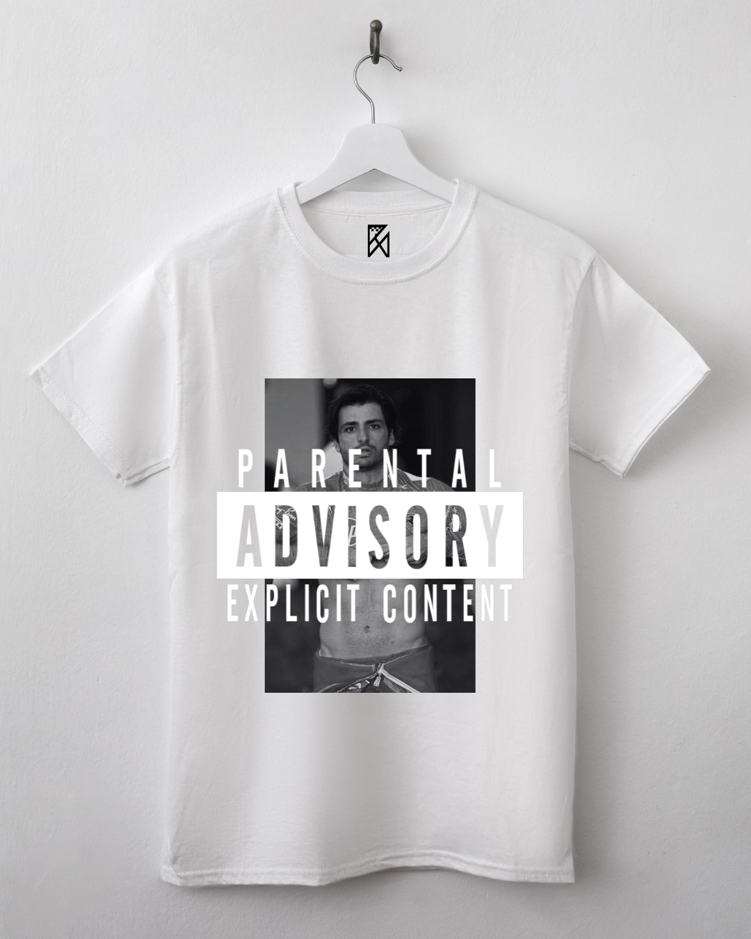 Camiseta Algodão - parental advisory - Carlos Sainz