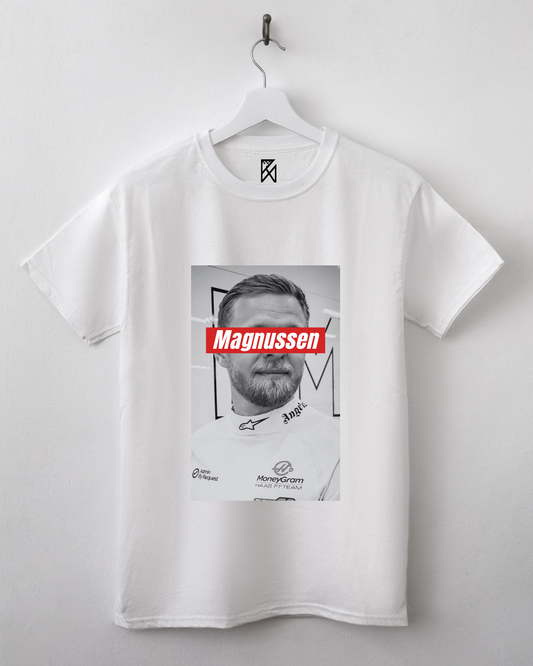 Camiseta Algodão - faces - Kevin Magnussen