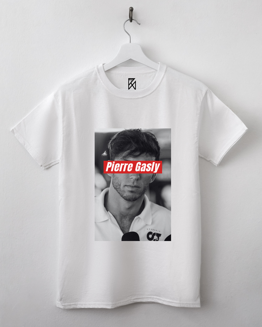 Camiseta Algodão - faces - Pierre Gasly