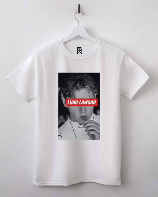 Camiseta Algodão - faces - Liam Lawson