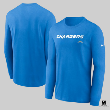 NFL - Los Angeles Chargers - manga longa - azul