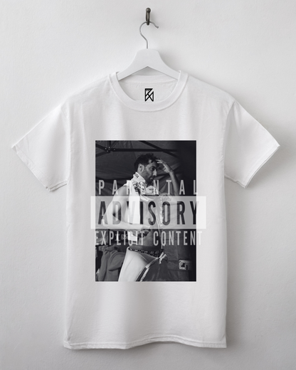 Camiseta Algodão - parental advisory - Daniel Ricciardo