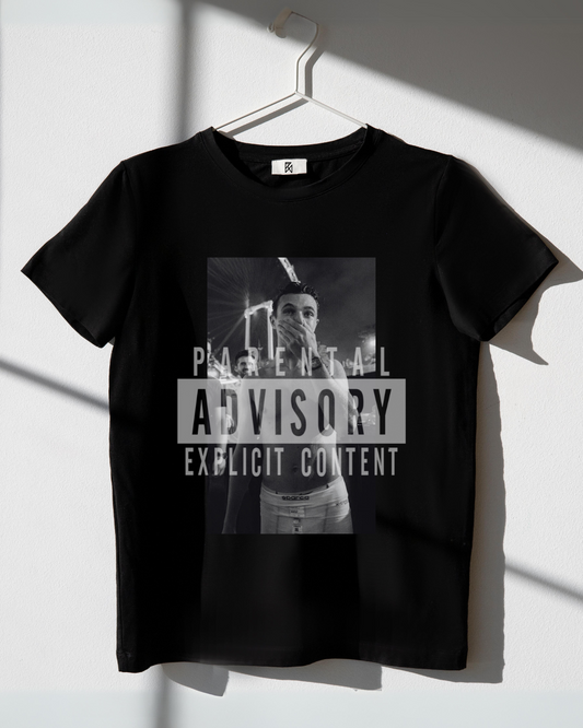 Camiseta Algodão - parental advisory - Norris