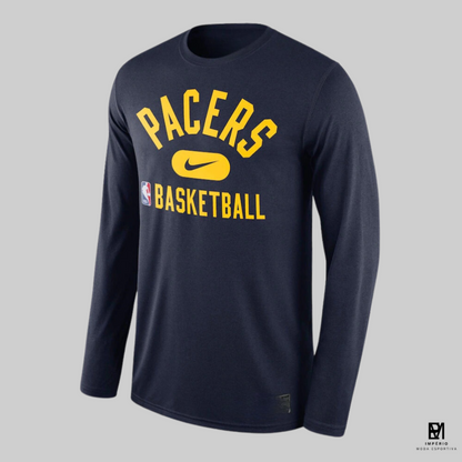 NBA - Pacers - manga longa - preta