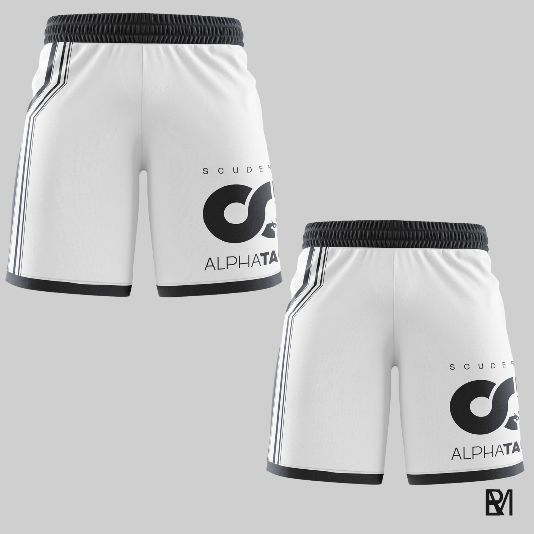 Fórmula 1 - Short - Alpha Tauri - branco