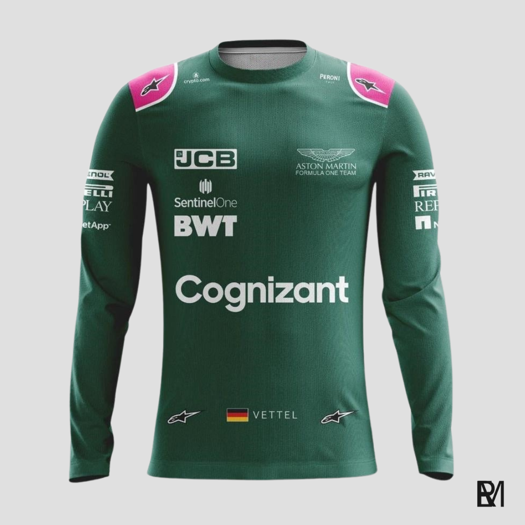 Fórmula1 - Aston Martin - manga longa