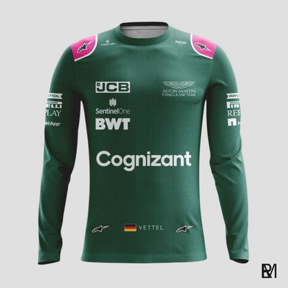 Fórmula1 - Aston Martin - manga longa
