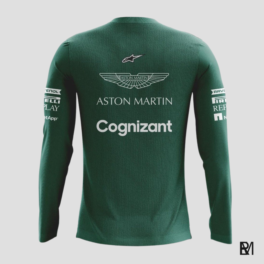 Fórmula1 - Aston Martin - manga longa