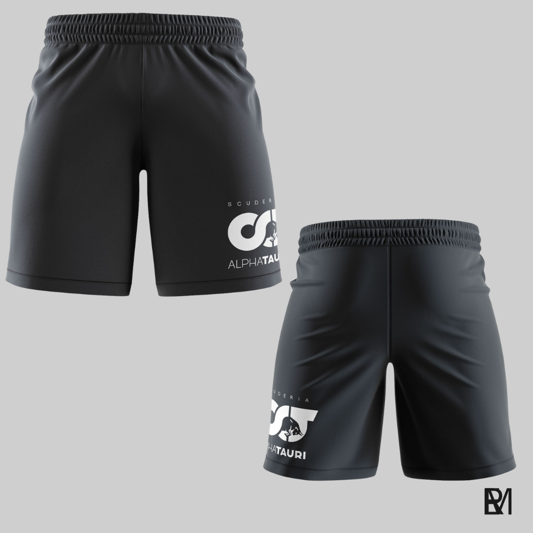 Fórmula 1 - Short - Alpha Tauri - preto