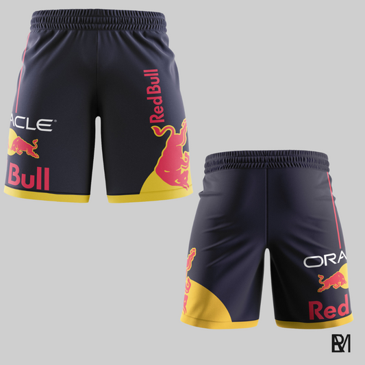 Fórmula 1 - Short - Red Bull Rancing - preto