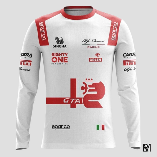 Fórmula1 - Alfa Romeo - manga longa