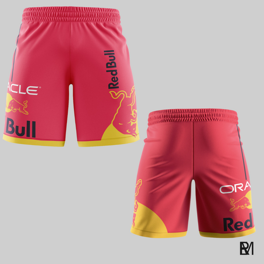 Fórmula 1 - Short - Red Bull Rancing - vermelho