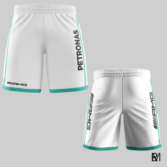 Fórmula 1 - Short - Mercedes - branco