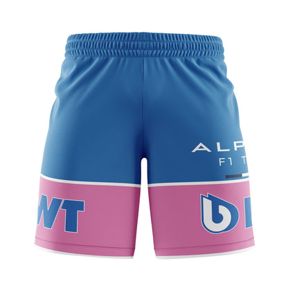 Fórmula 1 - Short - Alpine - azul
